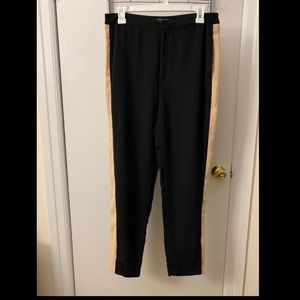NWOT Tuxedo Stripe High Wasted Pants